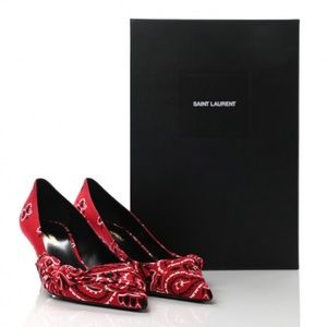 NIB YSL Saint Laurent Paris unique Red Kitten 👠 new, with tags, box